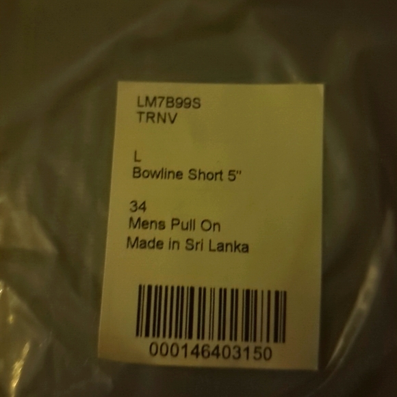 Lululemon's men's shorts set of 3 in navy - Picture 4 of 7